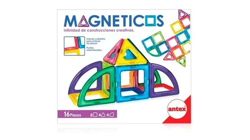 Juegos Magneticos X 16 Piezas 1260 Kinderland