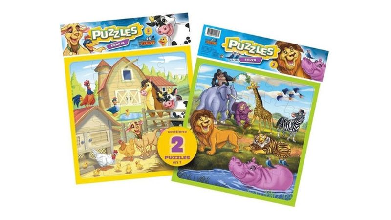 Duravit Puzzle 25pzs Granja Y Zoo 006 Kinderland - Main Image