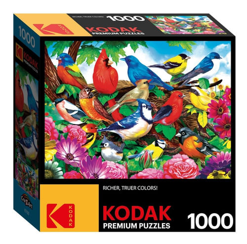 Puzzle 1000 Pzs hermosas Aves Kodak 421027 Kinderland