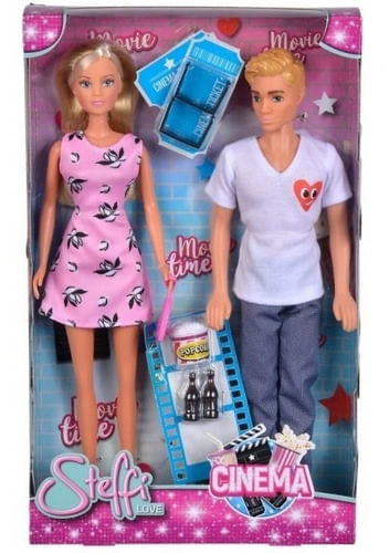 Steffi Love Cinema Con Kevin 30cm Popcorn Occhiali 3d Simba