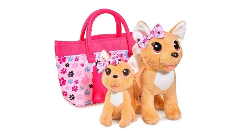 Chichi Love Peluches Perritos con Cartera Happy Family 3213 Kinderland