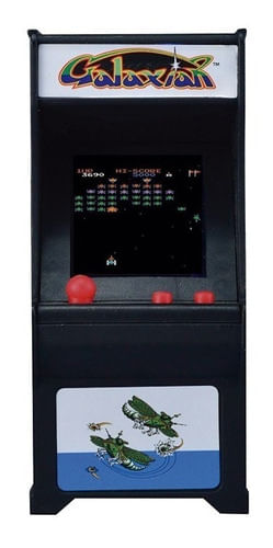 Tiny Arcade Galaxian – Mini Retro Cabinet, Portable, Battery-Powered Classic Game