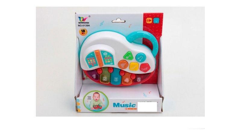 Piano Bebe Interactivo con Luz 1785937 Kinderland