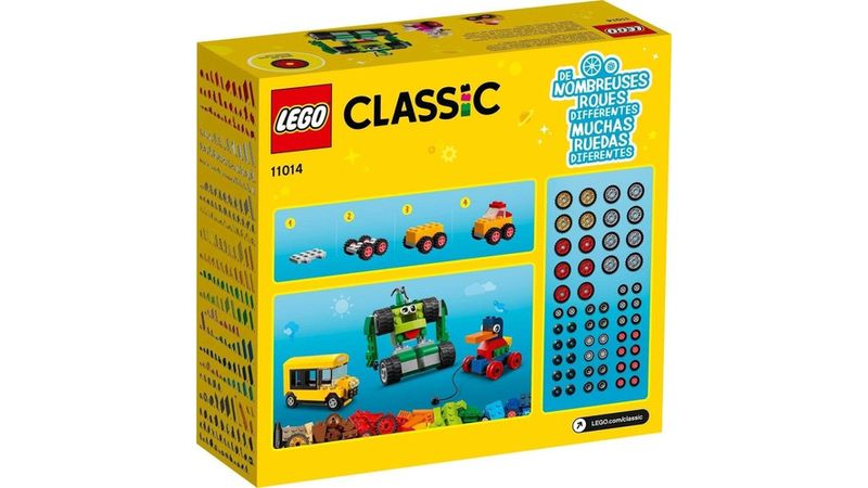 Lego Classic Ladrillos Y Ruedas 11014 Kinderland