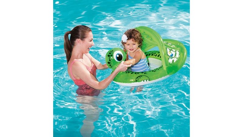 Compre Baño Bebé Tortuga Baño Natación Flotador Bebé Tortuga