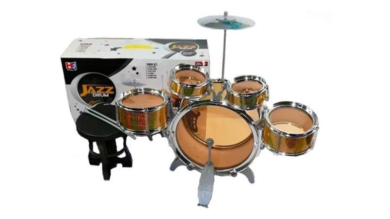 Bateria Para Ninos Jazz Drum Set 863166 Kinderland