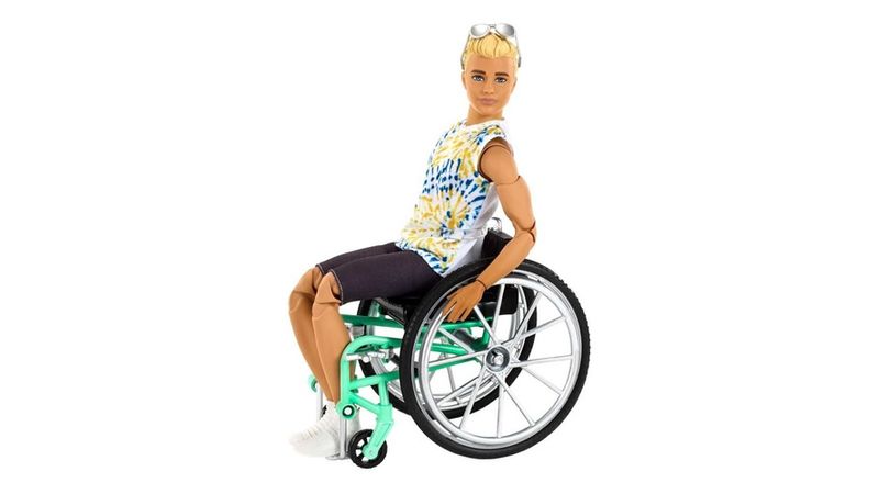 Muñeco Silla De Ruedas Ken Barbie Fashionista Gwx93 Kinderland