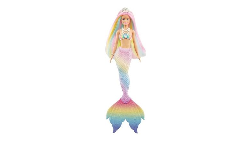 Barbie Dreamtopia Sirena Arcoiris Magico Mattel Gtf89 Kinderland