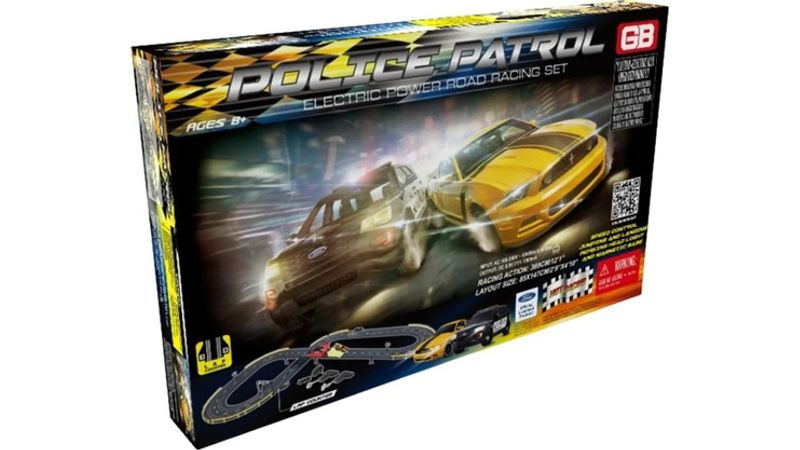 Police patrol electric power road store racing set