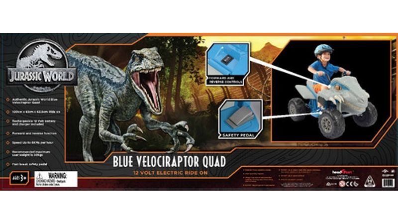 Cuatri Blue Velociraptor Jurassic World A Bateria 12v 20151 Kinderland