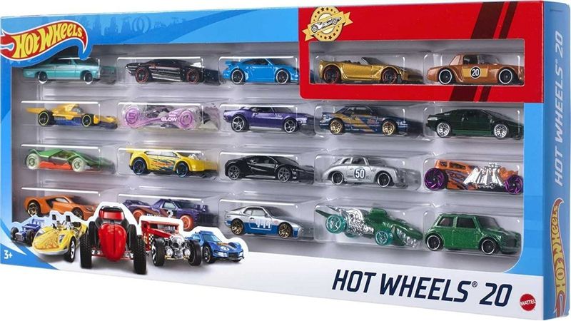 Carreras Pistas De Autitos Hot Wheels Hot Wheels Pack X 20 Autos