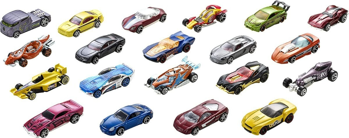 Hot Wheels Pack X 20 Autos Escala 1:64 H7045 Mattel Kinderland