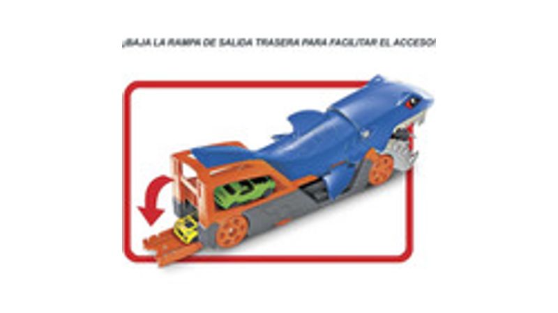 Camión Remolque TiburÃ³n Hot Wheels Hot Wheels Remolque Tiburón De