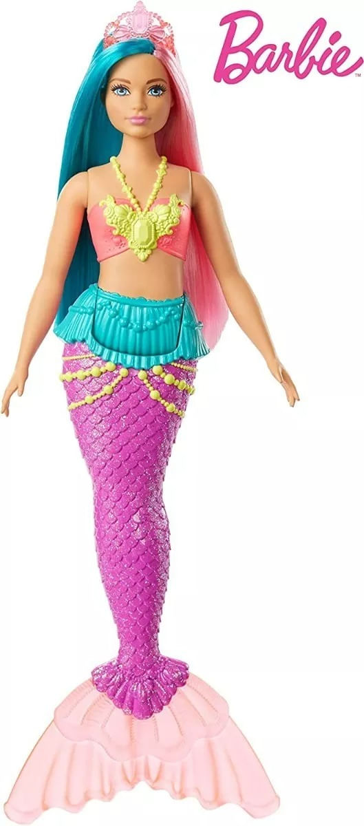 Muneca Barbie Sirena Dreamtopia Gjk07 Mattel Kinderland