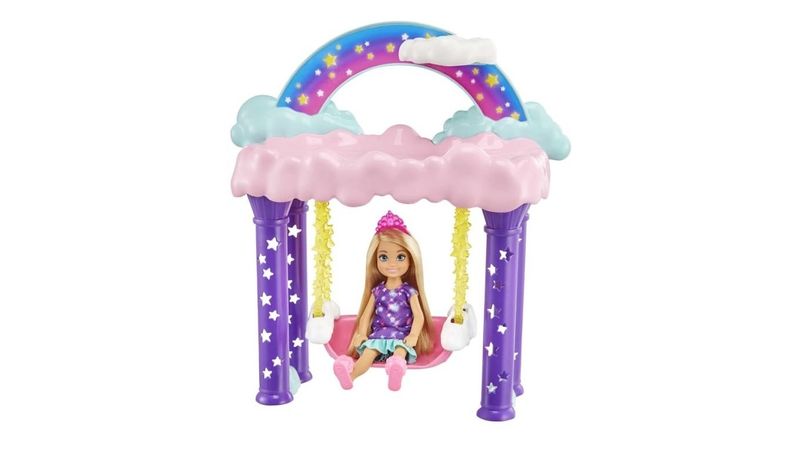 Barbie Set De Juego Columpio Con Muneca Chelsea Mattel Gtf50 Kinderland