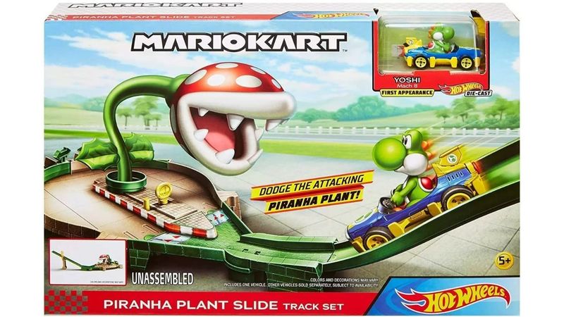 Pista de autos mario kart hot sale