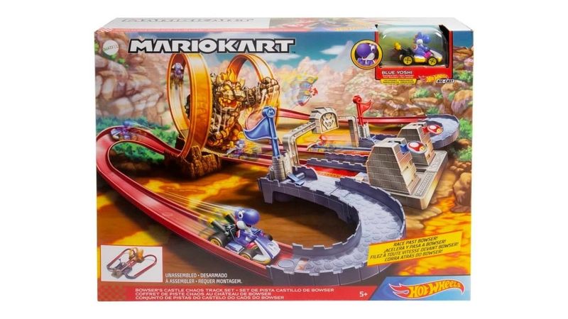 Mattel Pista Hot Wheels Mario Kart Circuito Largo Precio Pista