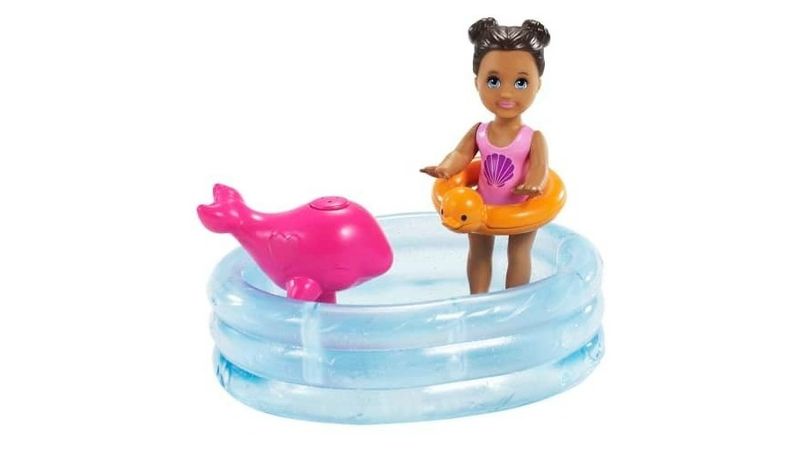 Barbie Muñeca Skipper Niñera Pool Party Grp39 Mattel Kinderland