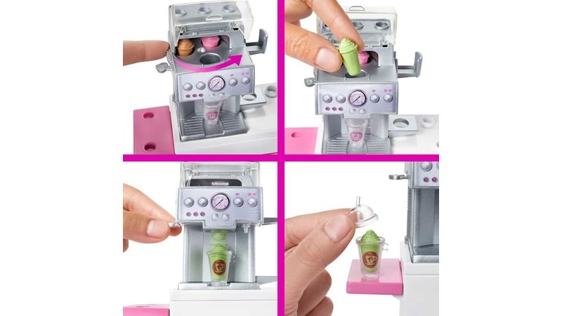 Muñeca Barbie Cafetería Con Accesorios Gmw03 Mattel Kinderland
