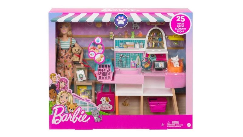  Barbie habitación de mascotas y accesorios set de juegos. :  Juguetes y Juegos