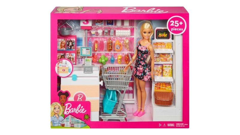 Supermercado store para barbie