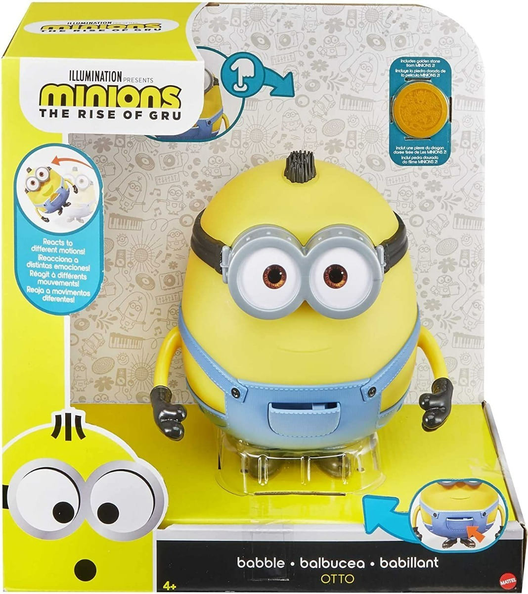 Minions Muneco Otto Interactivo Balbuceos Gmf27 Mattel Kinderland