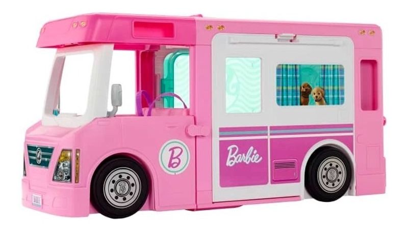 El auto caravana de barbie deals