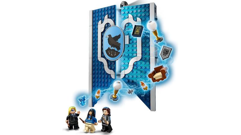 LEGO - Harry Potter - Estandarte da Casa Ravenclaw e Mini Figuras