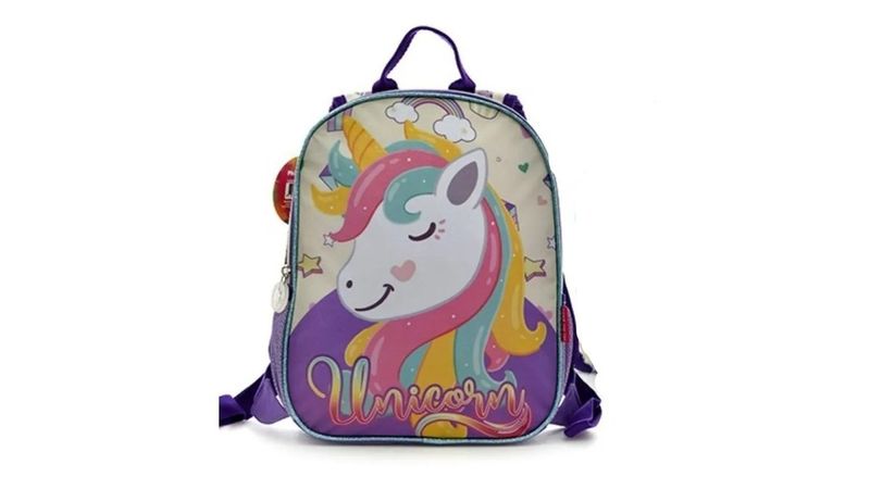 Mochila Unicornio Reversible Jardín Calidad Premium Phi Phi