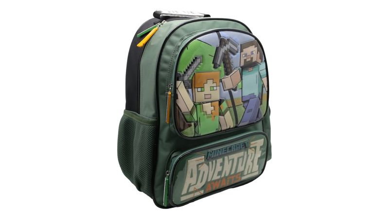 MI109 - PREVENTA MOCHILA MINECRAFT 18 ESPALDA