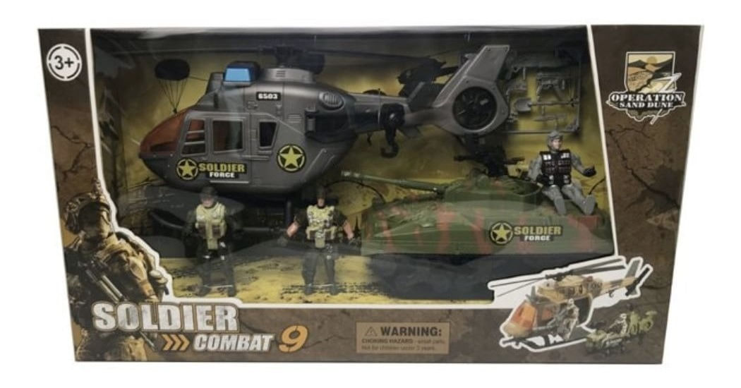 Vehículos Militares HelicÃ³ptero De Guerra De Juguete Set De