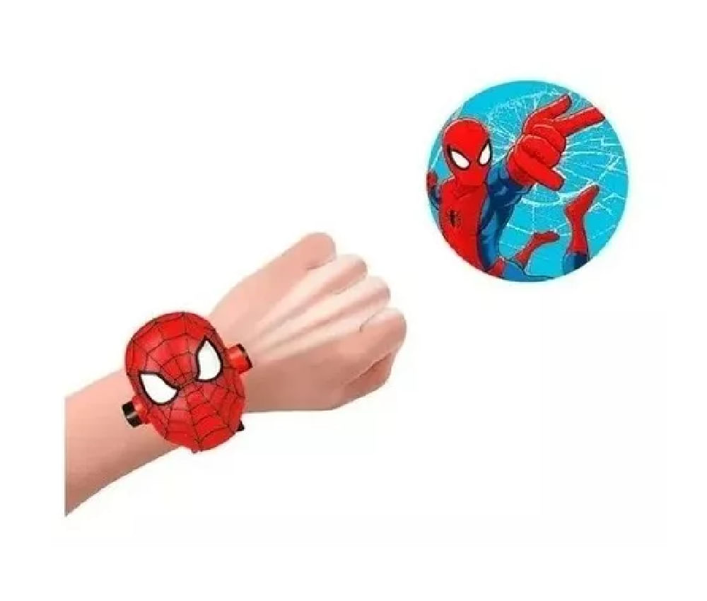 Reloj Proyector Spiderman 2540 Kinderland