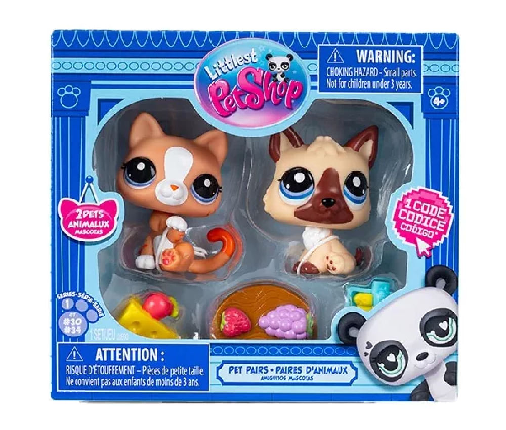 New Littlest Pet Shop Set de 02 mini mascotas 00525 Kinderland