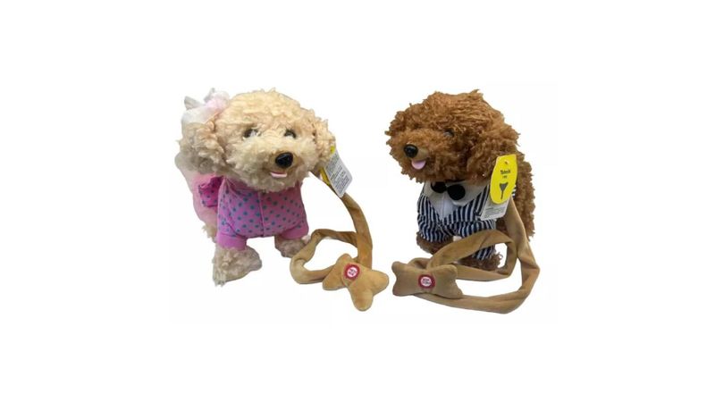 Peludito Shine Perro Peludo De Juguete Peluche Perro R/C JM-8188