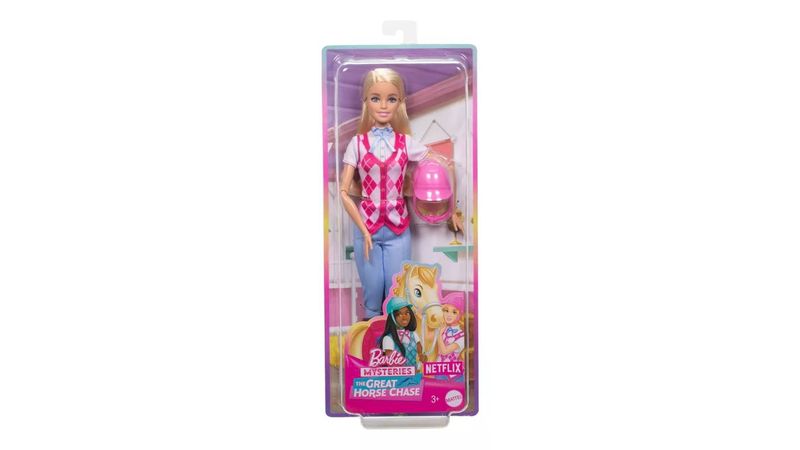 Barbie Muñeca Malibú Jinete HXJ38 Kinderland