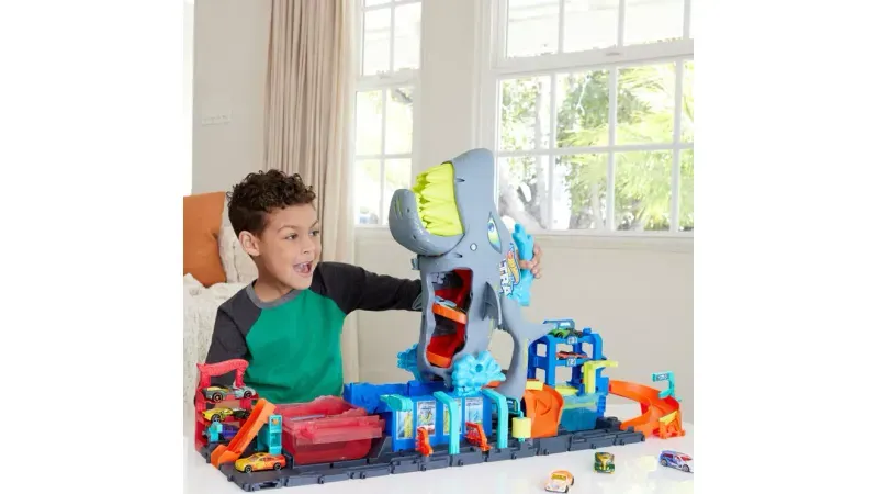 Hot Wheels City Pista Shark Car Wash HTN82 Kinderland