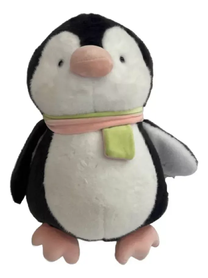 Peluche Pinguino con Bufanda 22cm 1005-53 Kinderland