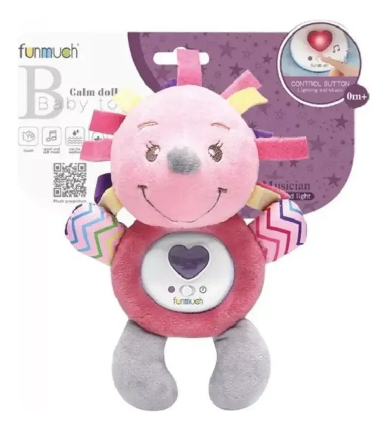 Peluche Soft con Sonido Rosa 1966713-1737459960271