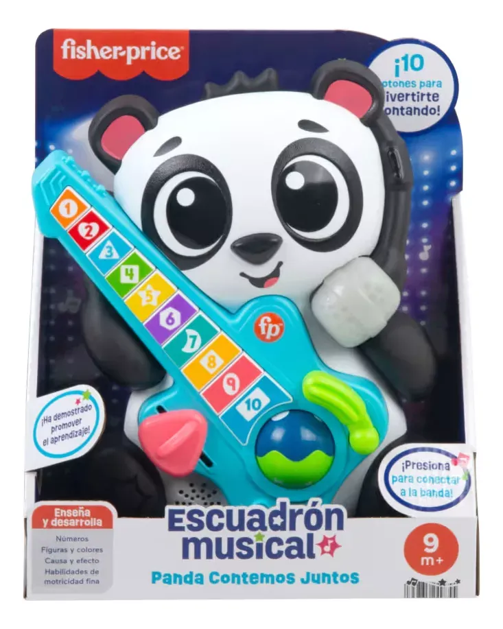 Fisher Price Escuadron Musical Panda HYL16-1739825154925