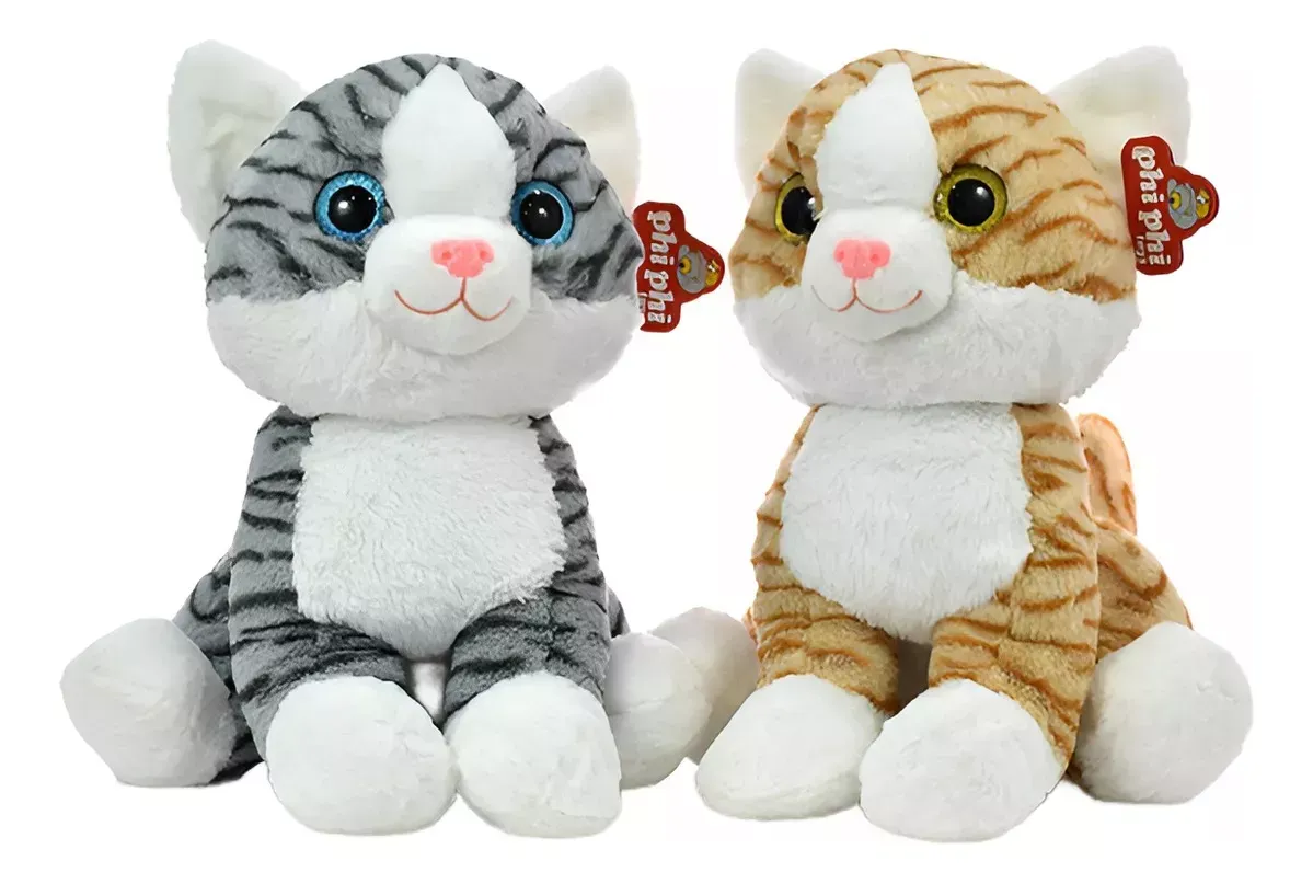 Phi Phi Peluche de gato sentado de 60cm 4500 Kinderland