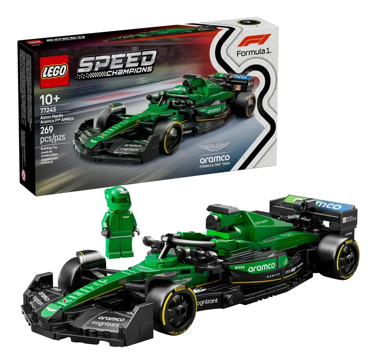 LEGO Speed Champions Coche de Carreras Aston Martin F1 77245