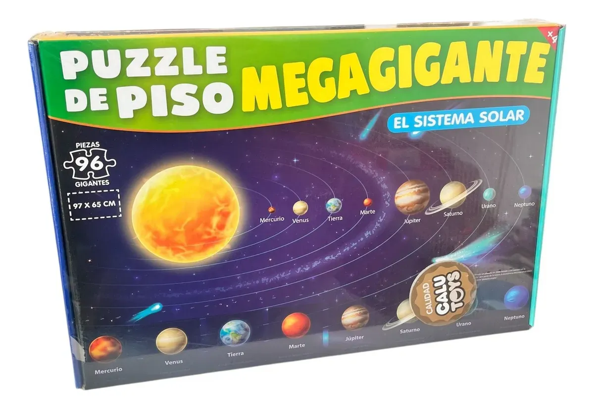 Puzzle De Piso Megagigante El Sistema Solar 96pzs 05081 Kinderland