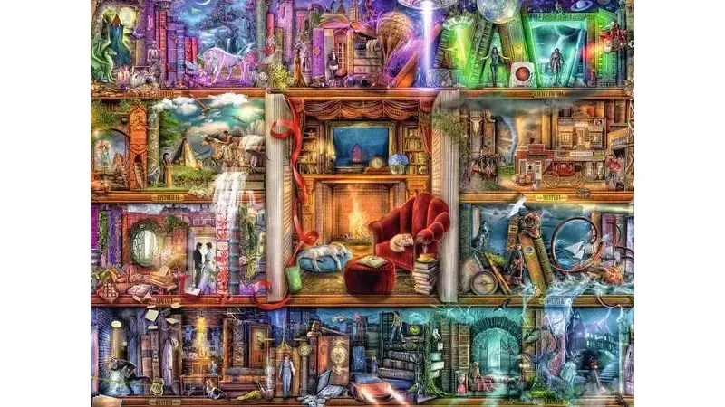 Ravensburger Puzzle 1500 Pzs The Grand Library 12000190 Kinderland